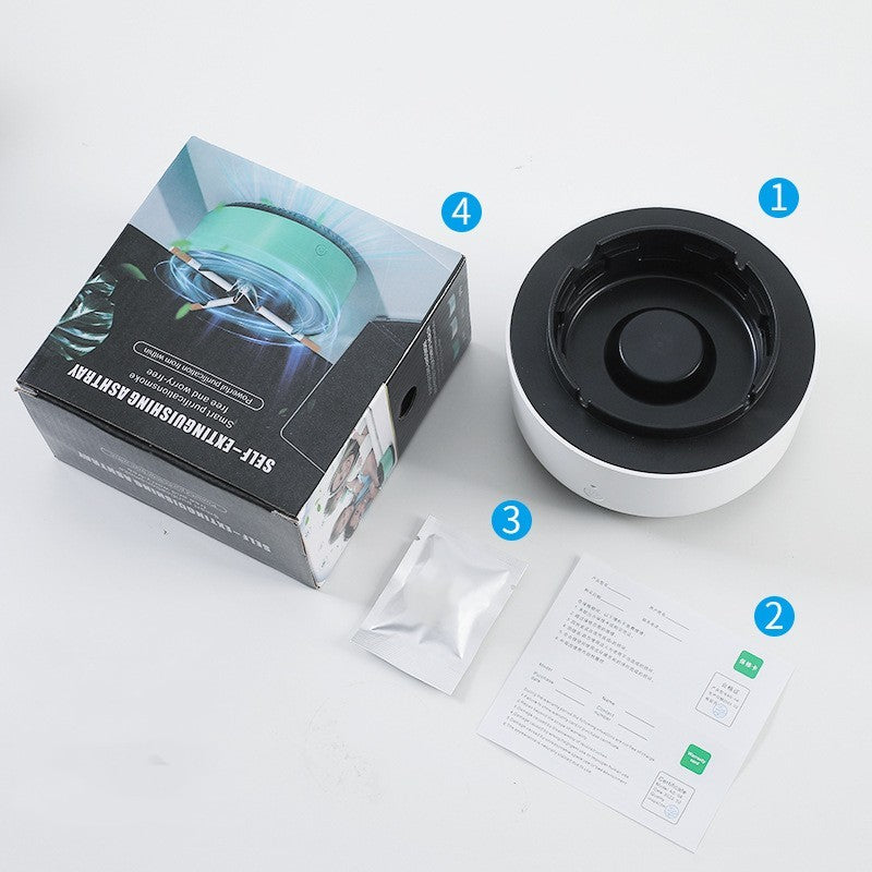 Smart Smokeless Ashtray with Air Purifier – Silent Odor Eliminator for Home & Office - Peaklo Quality