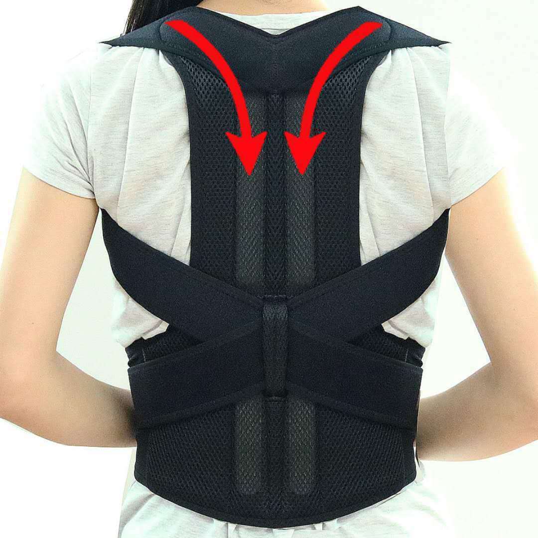 Adjustable Posture Corrector Back Brace Vest For Men Women Lumbar Shoulder Support Belt - Peaklo Quality