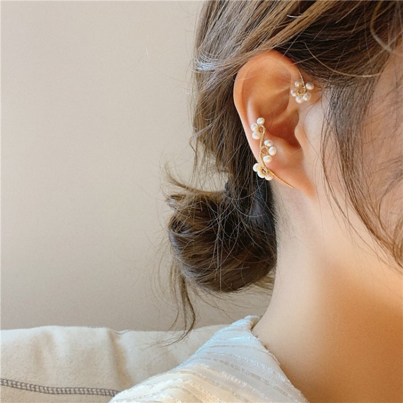 "New Summer Fashion Braided Pearl Earrings – Elegant & Trendy Statement Jewelry" ✨💎 - Peaklo Quality