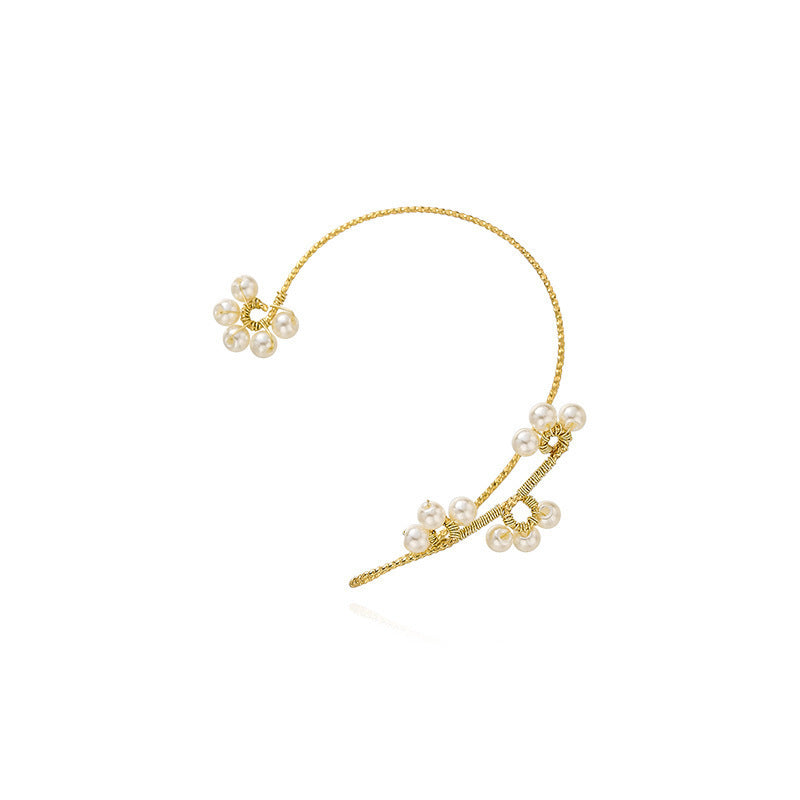 "New Summer Fashion Braided Pearl Earrings – Elegant & Trendy Statement Jewelry" ✨💎 - Peaklo Quality