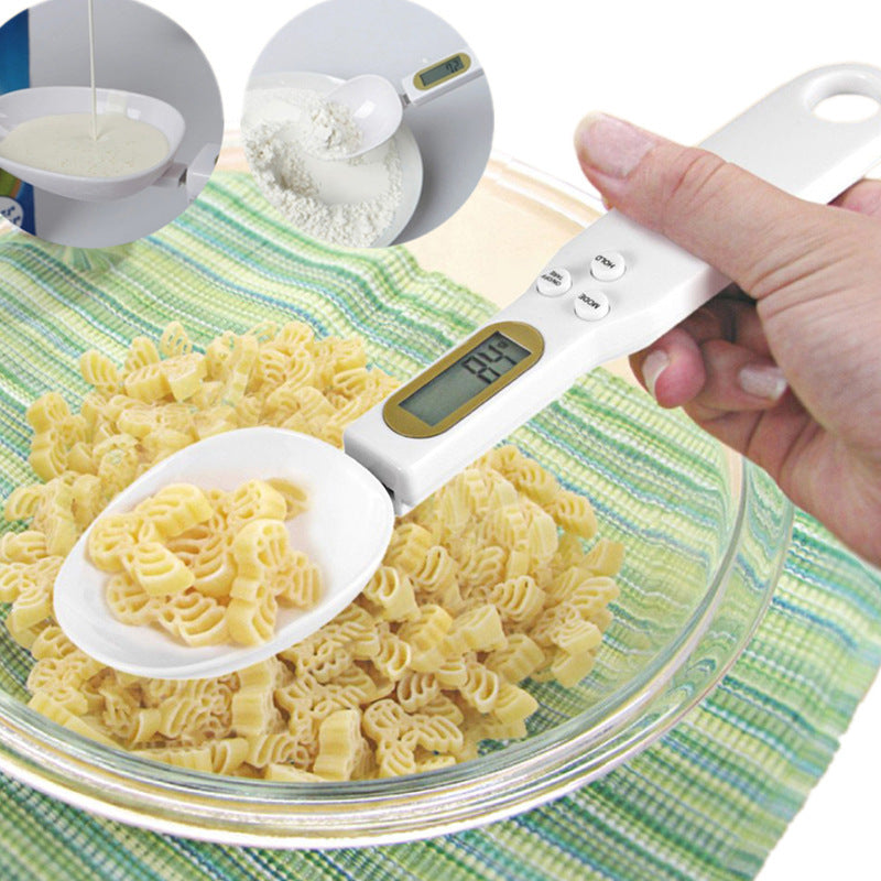 "Digital Measuring Spoon Scale – Precision Kitchen Weighing Tool for Baking & Cooking" 🍽️📏 - Peaklo Quality