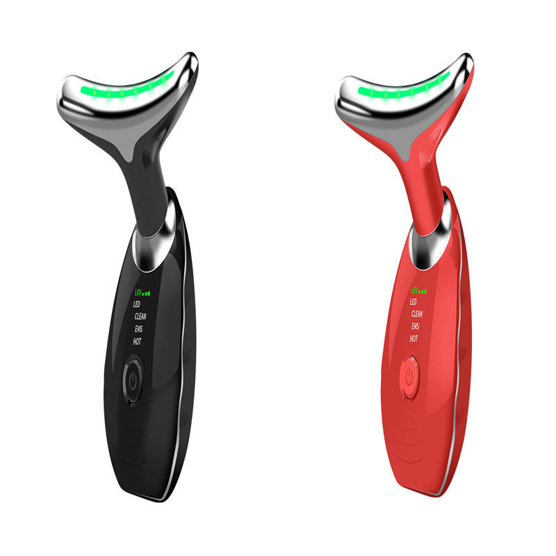 "Neck & Face LED Beauty Device – Skin Tightening, Anti-Wrinkle, Double Chin Reducer & Lifting Massager" ✨💆♀️ - Peaklo Quality