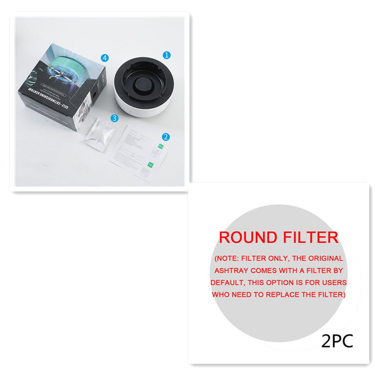 Smart Smokeless Ashtray with Air Purifier – Silent Odor Eliminator for Home & Office - Peaklo Quality