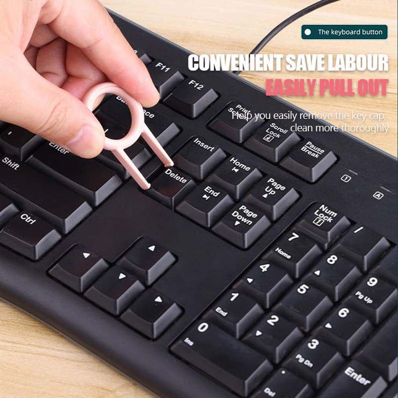7-in-1 Multifunctional Bluetooth Headset & Keyboard Cleaning Kit – Portable Cleaning Pen with Keycap Puller & Screen Cleaner - Peaklo Quality