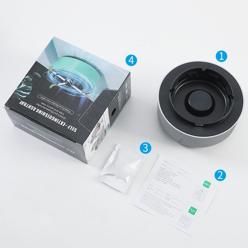 Smart Smokeless Ashtray with Air Purifier – Silent Odor Eliminator for Home & Office - Peaklo Quality