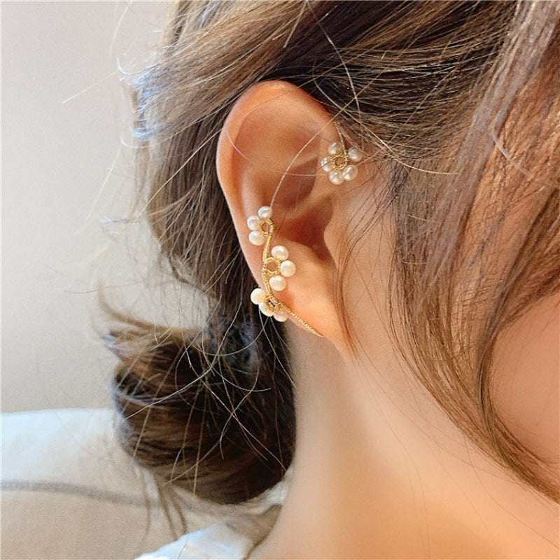 "New Summer Fashion Braided Pearl Earrings – Elegant & Trendy Statement Jewelry" ✨💎 - Peaklo Quality