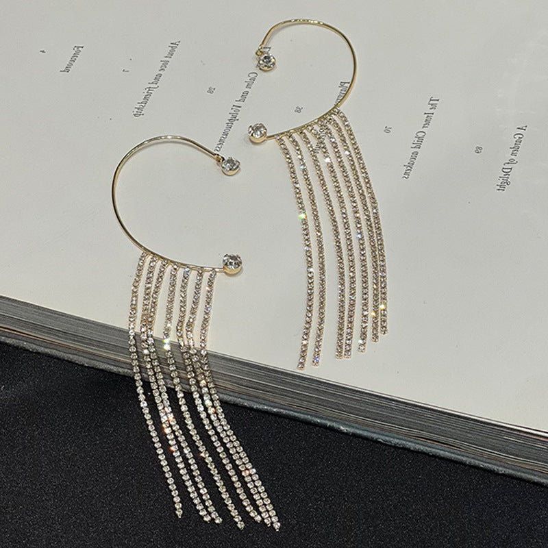 "Elegant Long Tassel Earrings – Fashionable & Chic Statement Jewelry" ✨ - Peaklo Quality