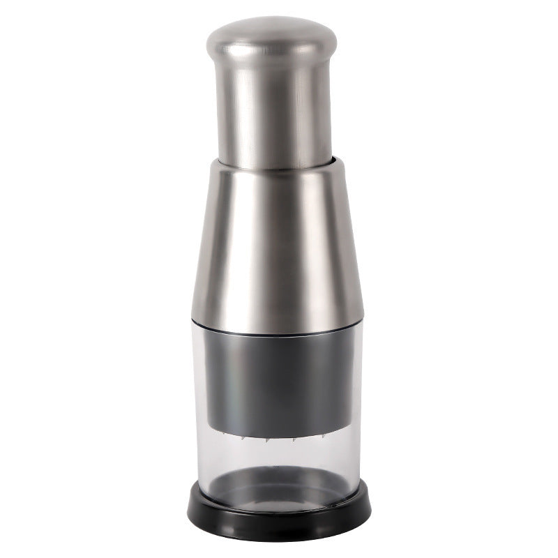 "Manual Garlic Crusher & Vegetable Chopper – Easy Press Kitchen Gadget for Effortless Chopping" 🧄🔪 - Peaklo Quality