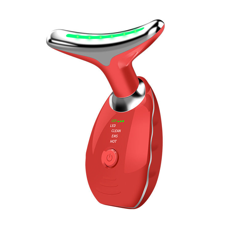 "Neck & Face LED Beauty Device – Skin Tightening, Anti-Wrinkle, Double Chin Reducer & Lifting Massager" ✨💆♀️ - Peaklo Quality