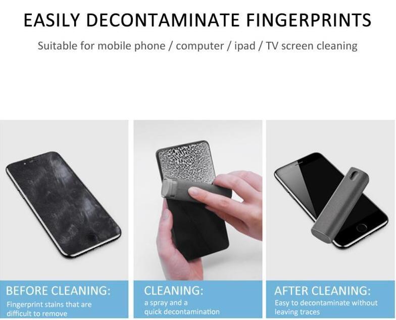 ScreenClear Pro – Portable 2-in-1 Screen Cleaning Spray & Cloth - Peaklo Quality