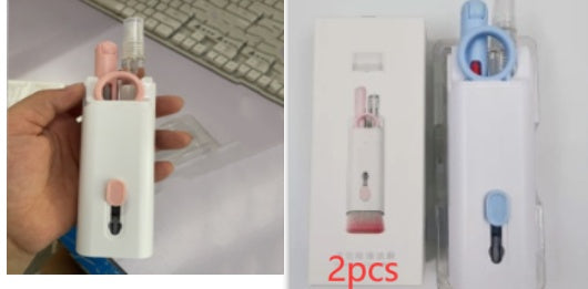 7-in-1 Multifunctional Bluetooth Headset & Keyboard Cleaning Kit – Portable Cleaning Pen with Keycap Puller & Screen Cleaner - Peaklo Quality