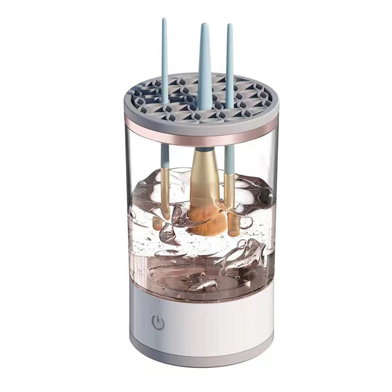 ✨ Portable Electric Makeup Brush Cleaner – Automatic USB Rechargeable Cosmetic Brush Cleaning Machine for Eyeshadow & Facial Brushes ✨ - Peaklo Quality