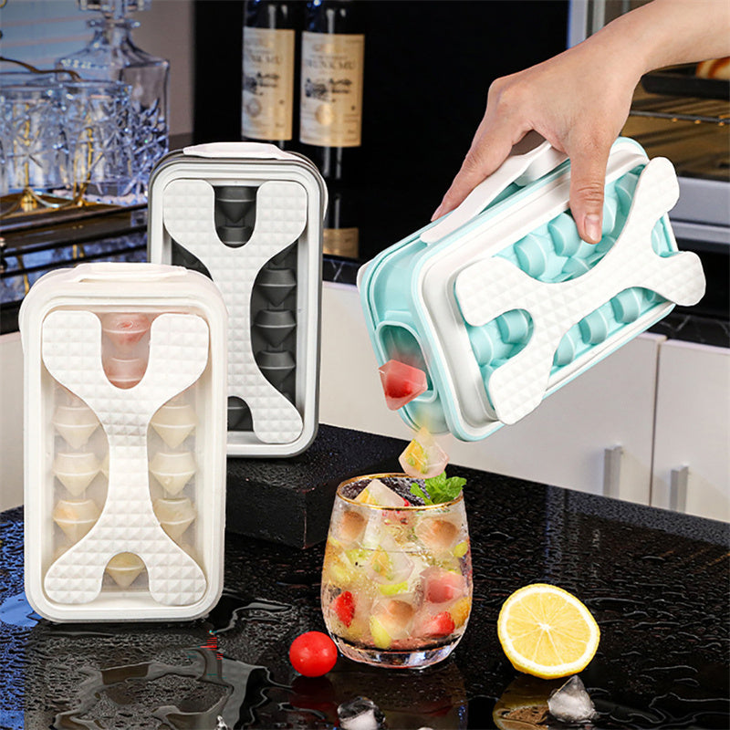 "2-in-1 Portable Ice Ball Maker & Water Bottle – Silicone Ice Cube Mold for Drinks & Summer Fun" ❄️🥤 - Peaklo Quality