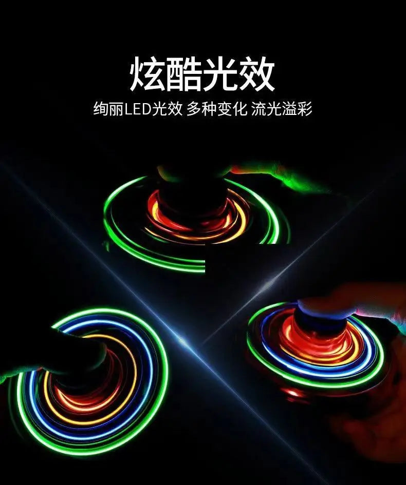 "LED Magic UFO Flying Spinner – Boomerang Mini Drone & Fidget Toy for Endless Fun!" 🚀✨ - Peaklo Quality