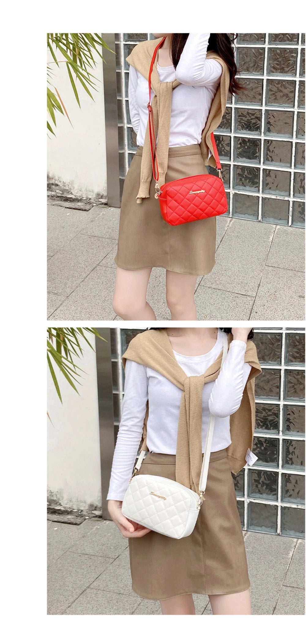 "2024 Trendy Tassel Small Messenger Bag – Elegant Lingge Embroidery Crossbody for Women" ✨👜 - Peaklo Quality