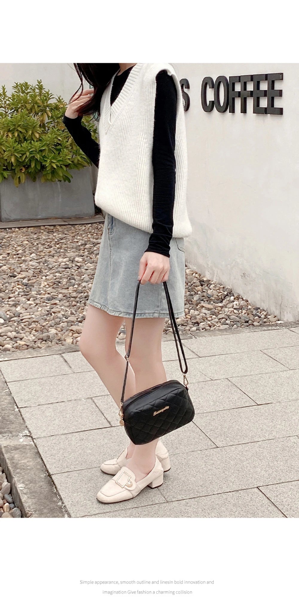 "2024 Trendy Tassel Small Messenger Bag – Elegant Lingge Embroidery Crossbody for Women" ✨👜 - Peaklo Quality