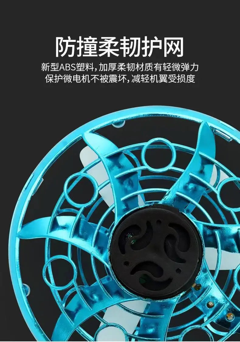 "LED Magic UFO Flying Spinner – Boomerang Mini Drone & Fidget Toy for Endless Fun!" 🚀✨ - Peaklo Quality