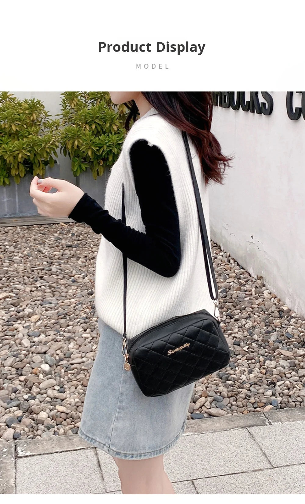 "2024 Trendy Tassel Small Messenger Bag – Elegant Lingge Embroidery Crossbody for Women" ✨👜 - Peaklo Quality