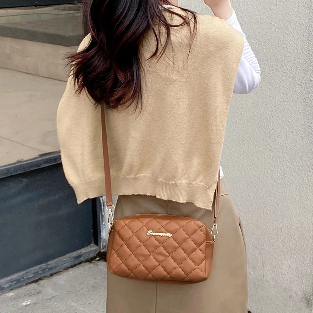 "2024 Trendy Tassel Small Messenger Bag – Elegant Lingge Embroidery Crossbody for Women" ✨👜 - Peaklo Quality