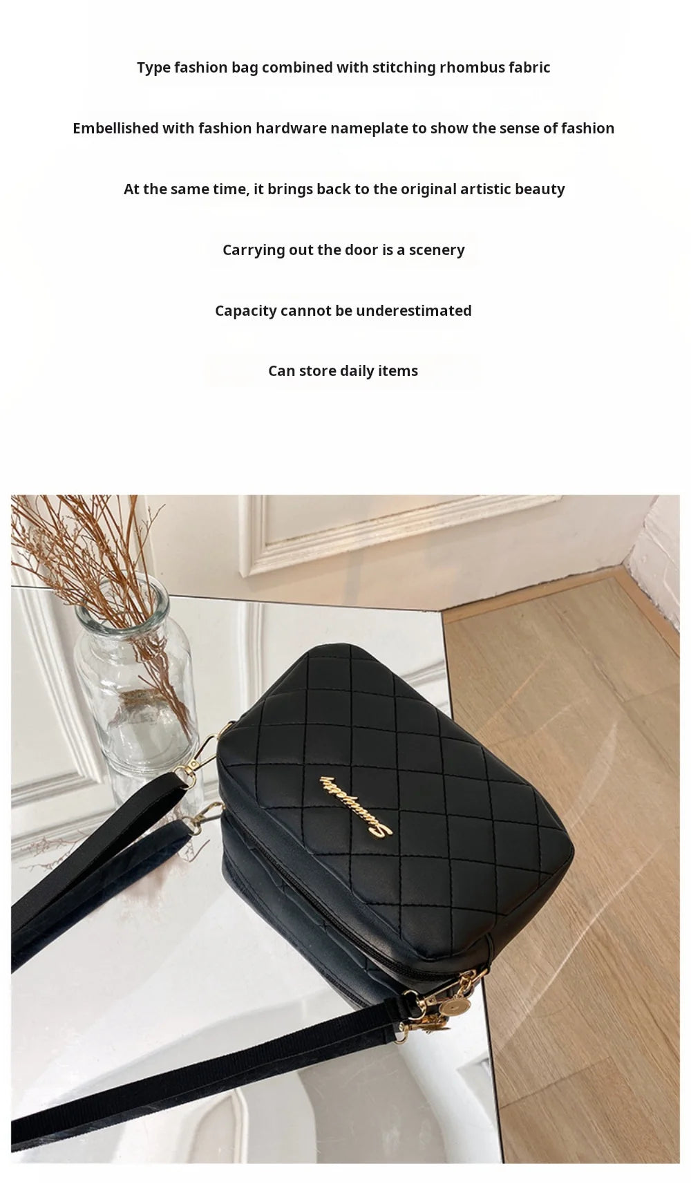 "2024 Trendy Tassel Small Messenger Bag – Elegant Lingge Embroidery Crossbody for Women" ✨👜 - Peaklo Quality