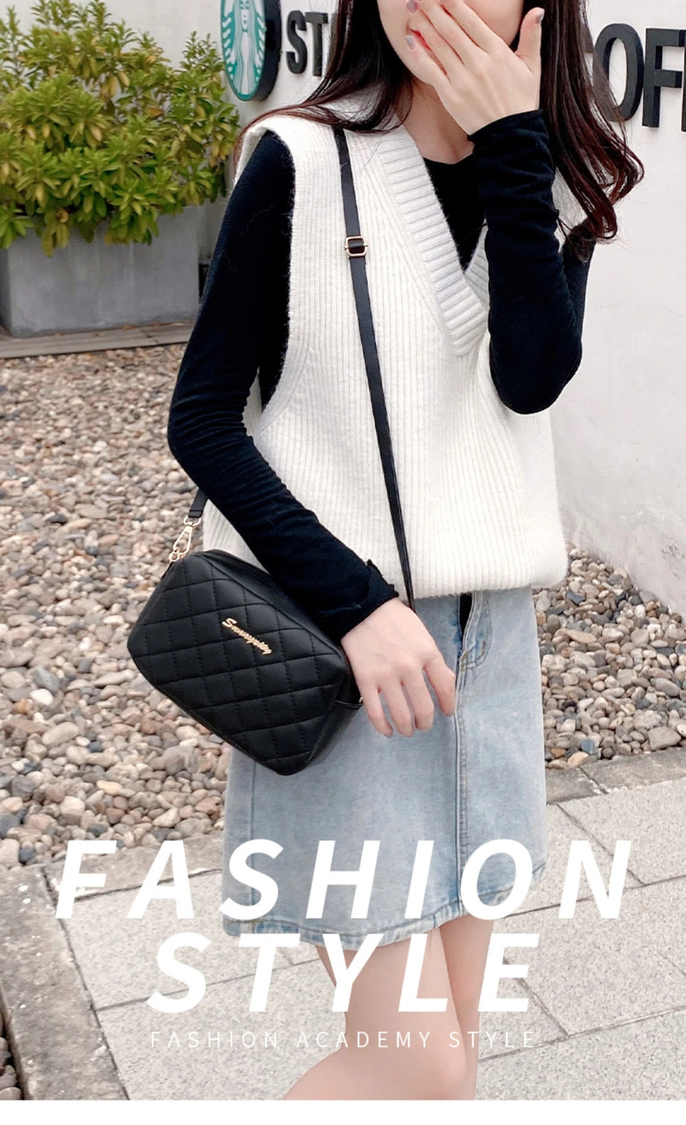 "2024 Trendy Tassel Small Messenger Bag – Elegant Lingge Embroidery Crossbody for Women" ✨👜 - Peaklo Quality