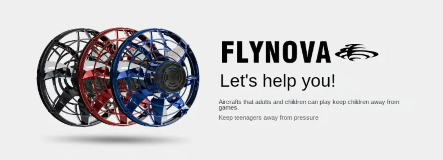 "LED Magic UFO Flying Spinner – Boomerang Mini Drone & Fidget Toy for Endless Fun!" 🚀✨ - Peaklo Quality