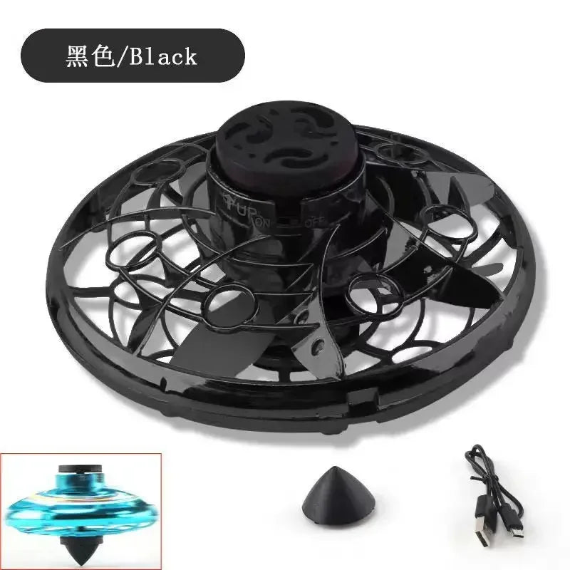 "LED Magic UFO Flying Spinner – Boomerang Mini Drone & Fidget Toy for Endless Fun!" 🚀✨ - Peaklo Quality