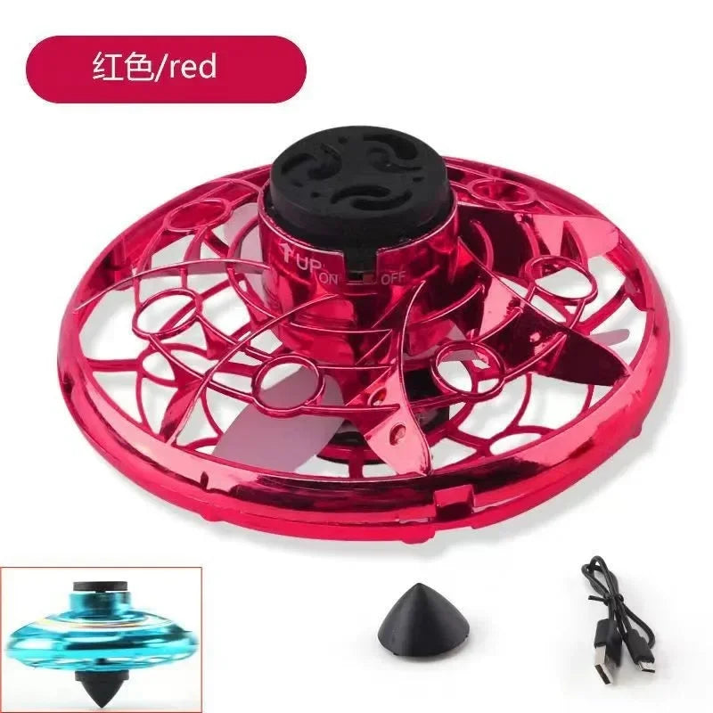 "LED Magic UFO Flying Spinner – Boomerang Mini Drone & Fidget Toy for Endless Fun!" 🚀✨ - Peaklo Quality