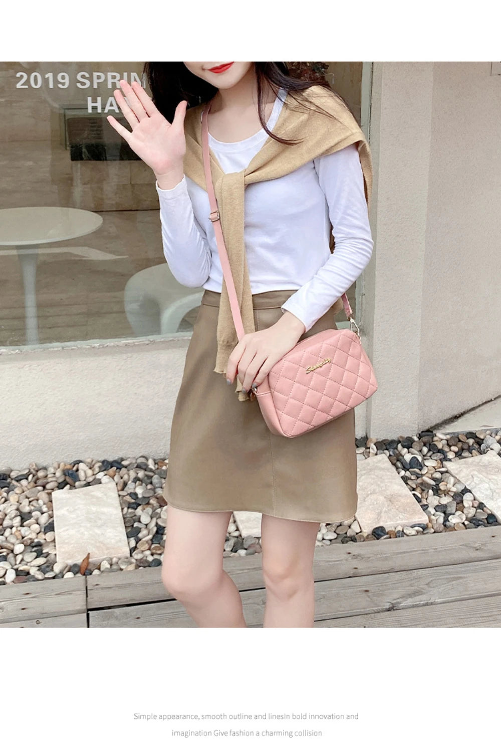 "2024 Trendy Tassel Small Messenger Bag – Elegant Lingge Embroidery Crossbody for Women" ✨👜 - Peaklo Quality