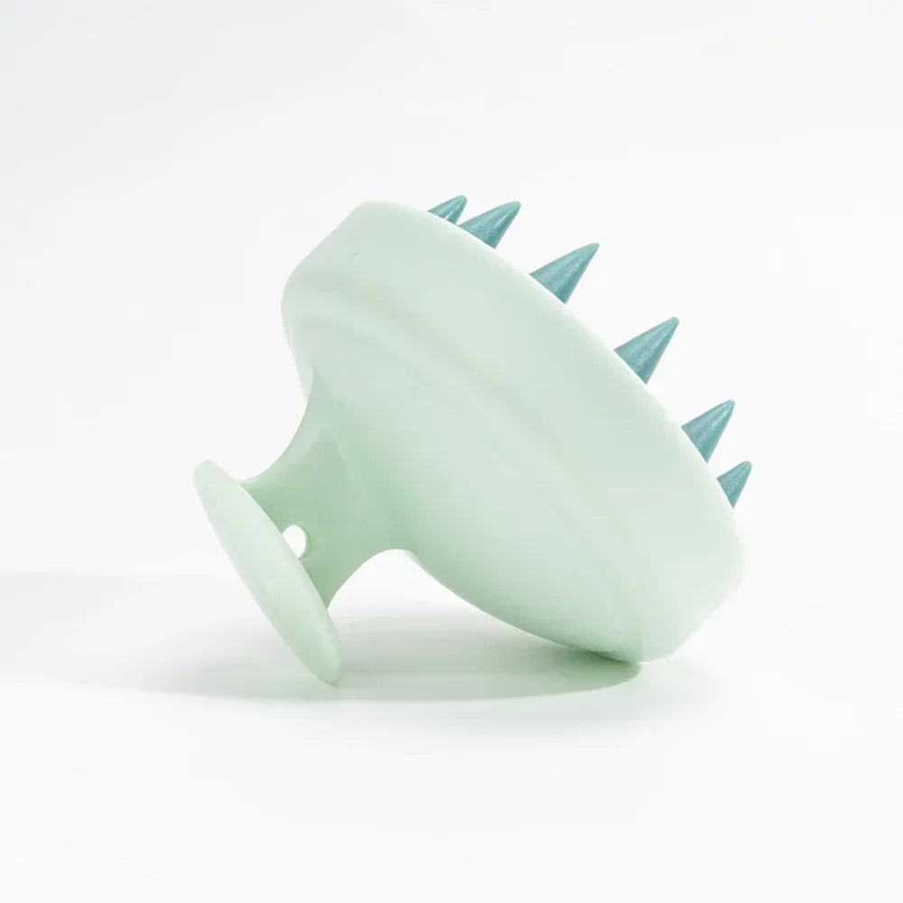 "Silicone Scalp Massage Shampoo Brush – Deep Clean & Relaxing Hair Care Tool" 💆♀️✨ - Peaklo Quality