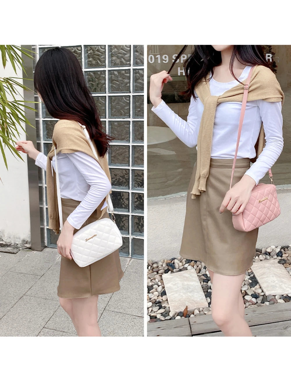 "2024 Trendy Tassel Small Messenger Bag – Elegant Lingge Embroidery Crossbody for Women" ✨👜 - Peaklo Quality