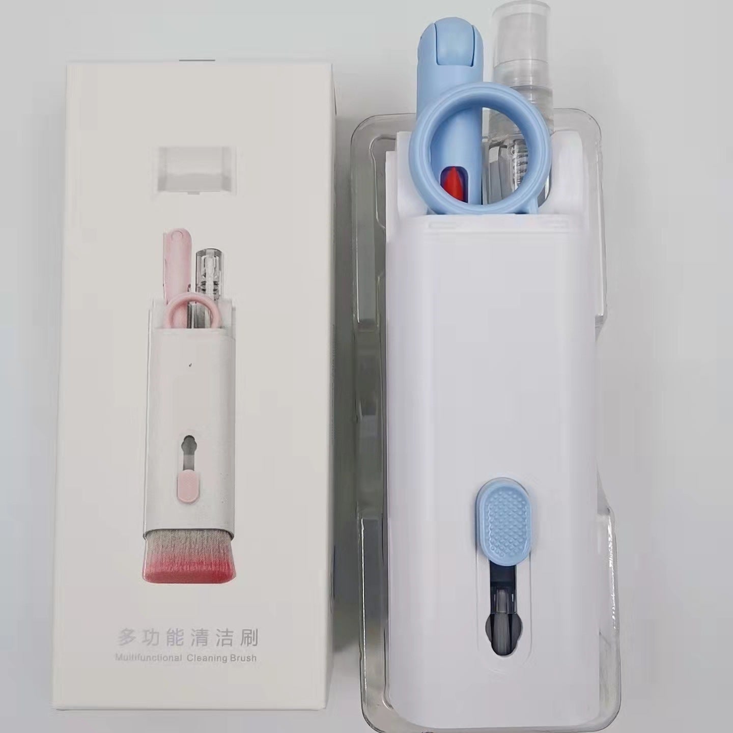 7-in-1 Multifunctional Bluetooth Headset & Keyboard Cleaning Kit – Portable Cleaning Pen with Keycap Puller & Screen Cleaner - Peaklo Quality