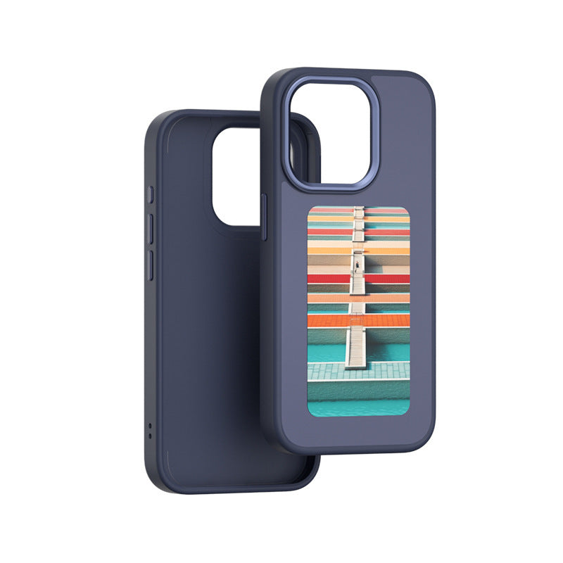 "E-Ink Screen Phone Case – Personalized Projection, Battery-Free Luxury Cover" 📱✨ - Peaklo Quality