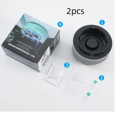 Smart Smokeless Ashtray with Air Purifier – Silent Odor Eliminator for Home & Office - Peaklo Quality