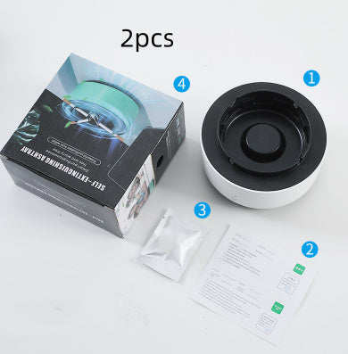 Smart Smokeless Ashtray with Air Purifier – Silent Odor Eliminator for Home & Office - Peaklo Quality