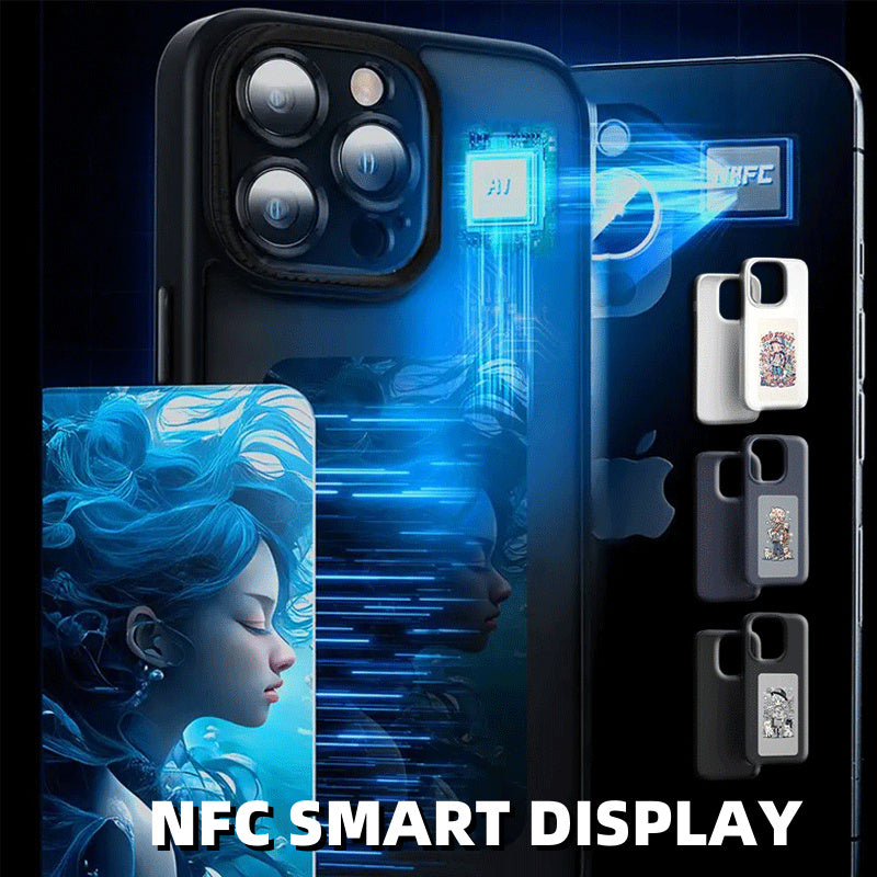 "E-Ink Screen Phone Case – Personalized Projection, Battery-Free Luxury Cover" 📱✨ - Peaklo Quality