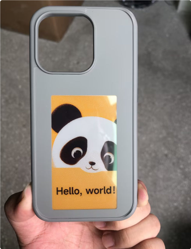 "E-Ink Screen Phone Case – Personalized Projection, Battery-Free Luxury Cover" 📱✨ - Peaklo Quality
