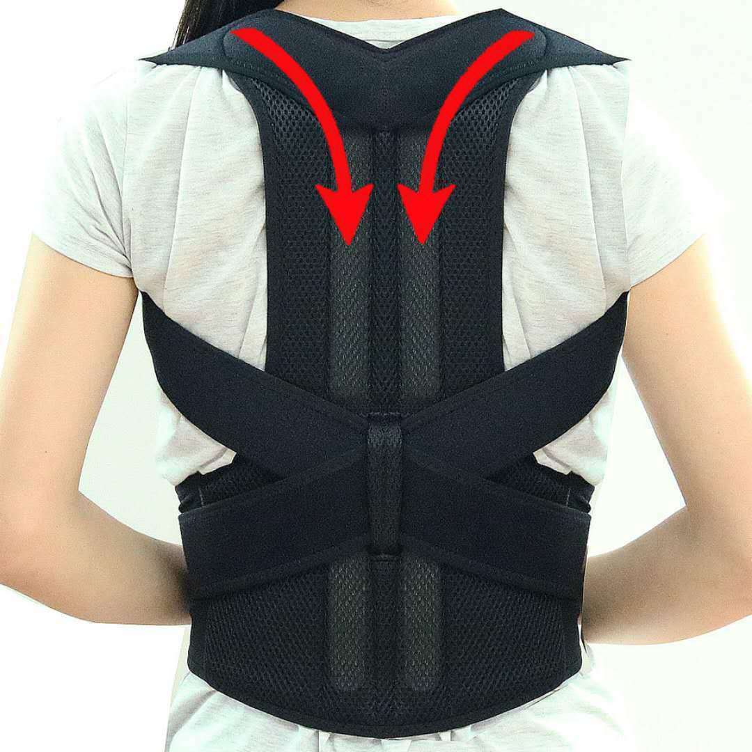 Adjustable Posture Corrector Back Brace Vest For Men Women Lumbar Shoulder Support Belt