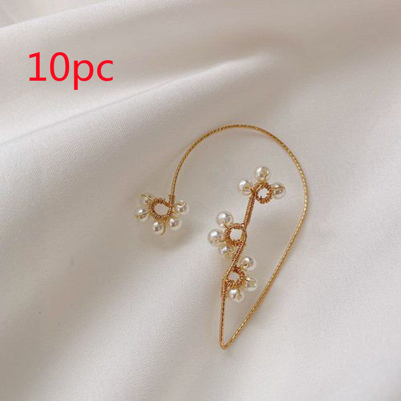 "New Summer Fashion Braided Pearl Earrings – Elegant & Trendy Statement Jewelry" ✨💎