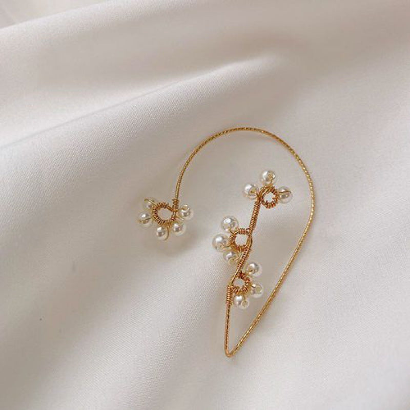 "New Summer Fashion Braided Pearl Earrings – Elegant & Trendy Statement Jewelry" ✨💎