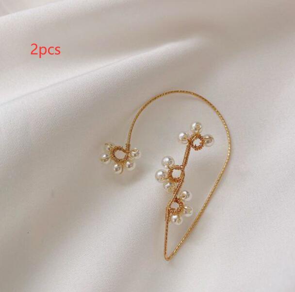 "New Summer Fashion Braided Pearl Earrings – Elegant & Trendy Statement Jewelry" ✨💎