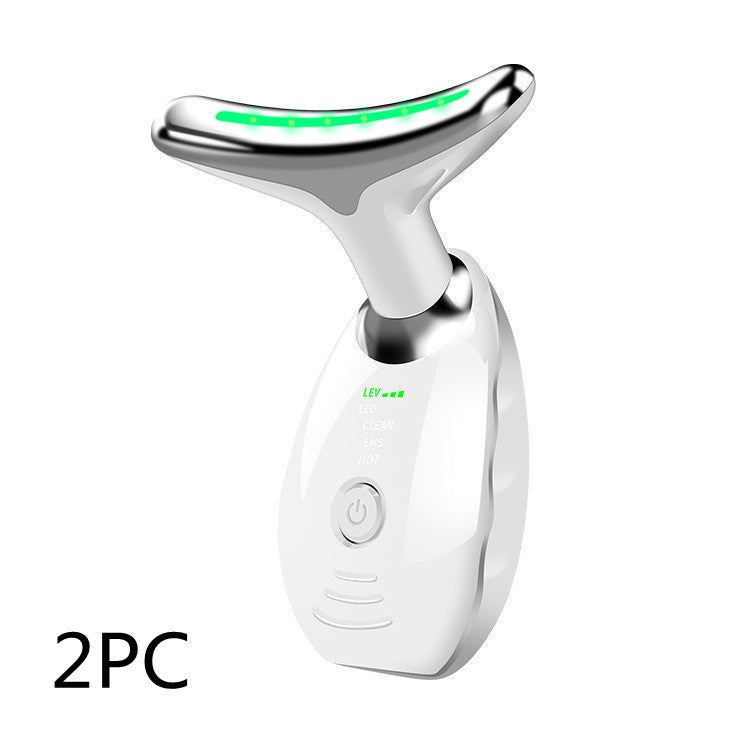 "Neck & Face LED Beauty Device – Skin Tightening, Anti-Wrinkle, Double Chin Reducer & Lifting Massager" ✨💆‍♀️