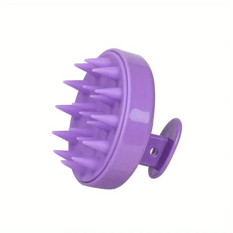 "Silicone Scalp Massage Shampoo Brush – Deep Clean & Relaxing Hair Care Tool" 💆‍♀️✨