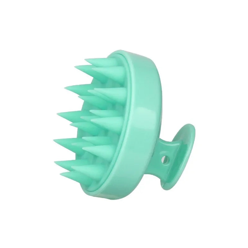 "Silicone Scalp Massage Shampoo Brush – Deep Clean & Relaxing Hair Care Tool" 💆‍♀️✨