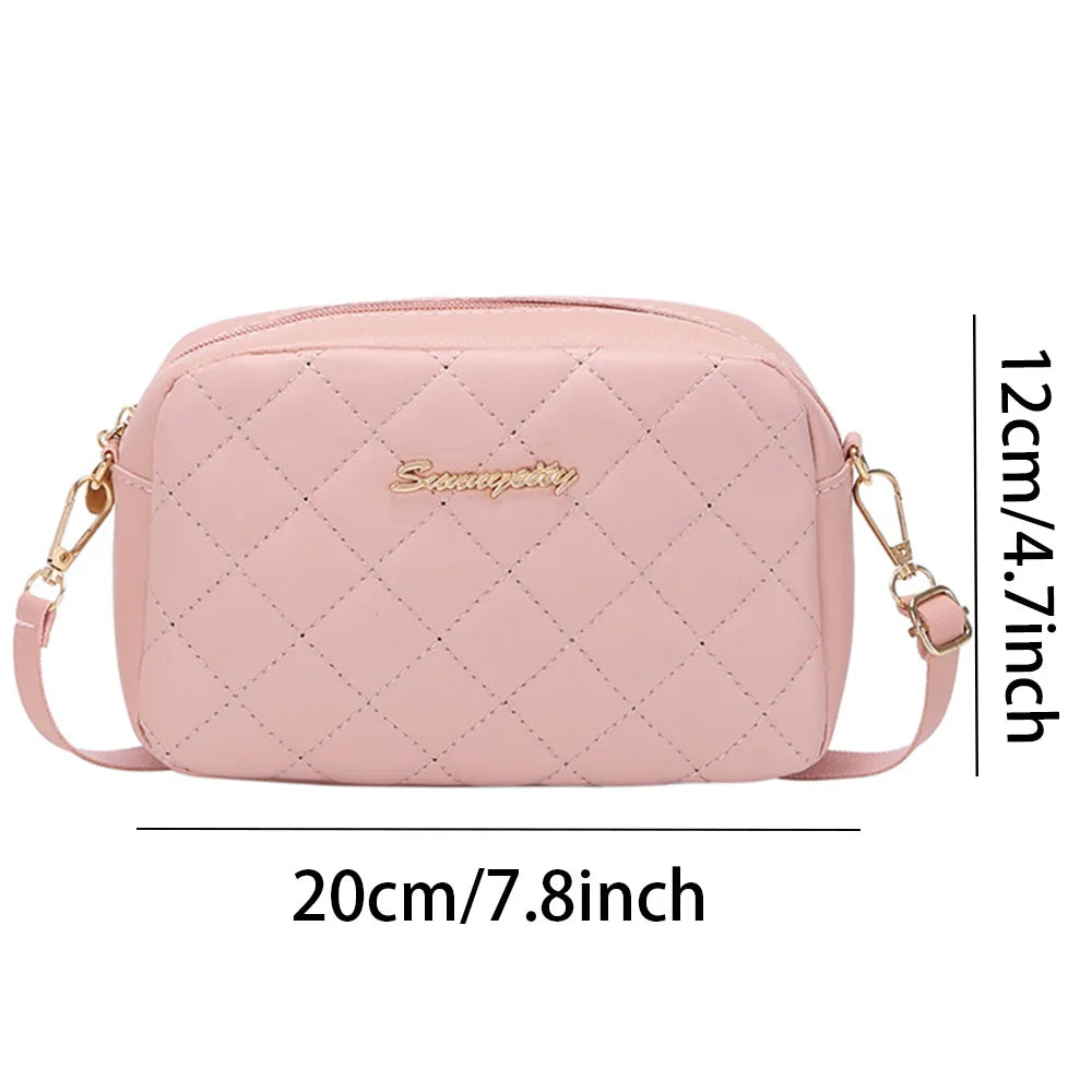 "2024 Trendy Tassel Small Messenger Bag – Elegant Lingge Embroidery Crossbody for Women" ✨👜