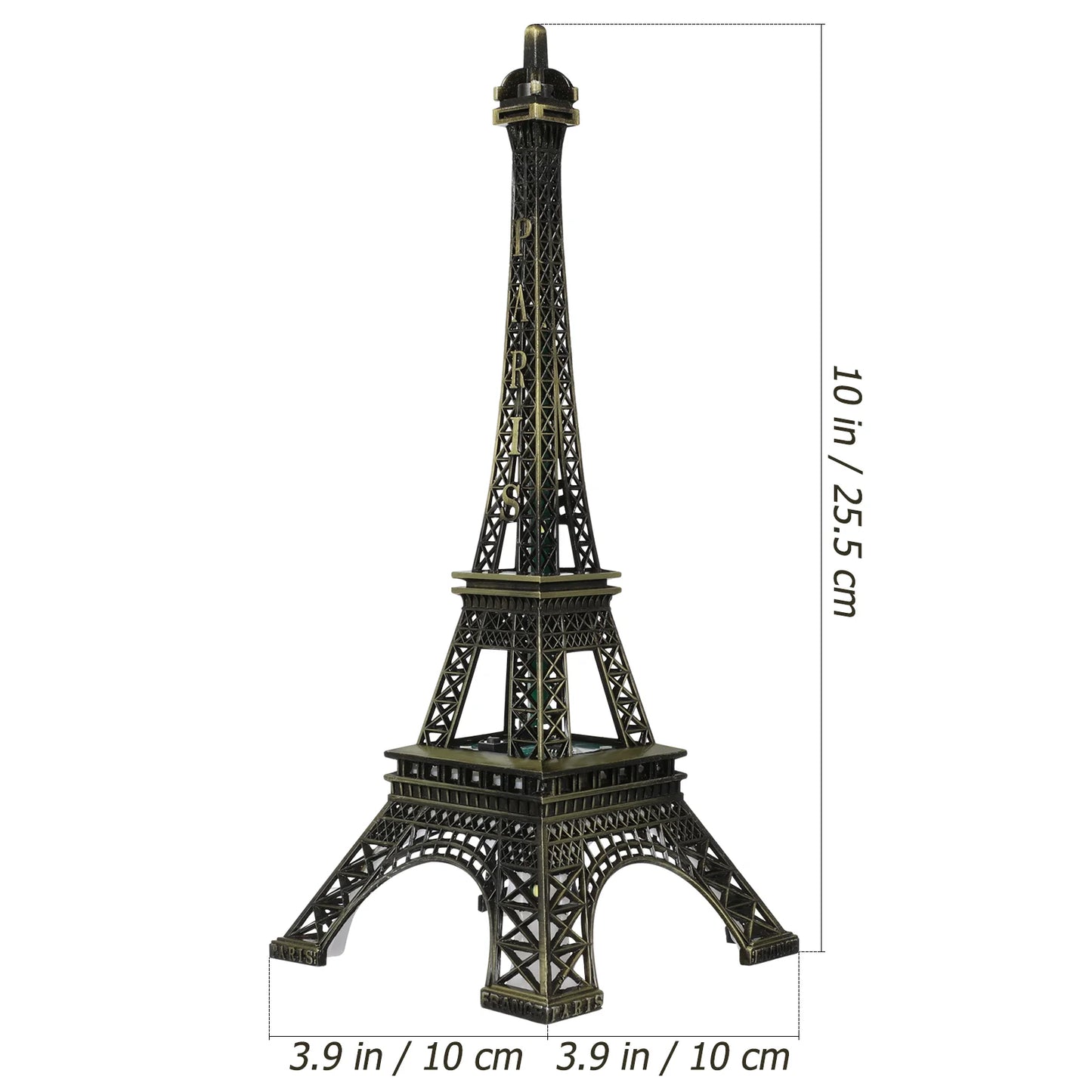 Led Light Paris Eiffel Tower Wedding Decoration Architecture Metal Crafts Vintage Model Desktop Decoration Travel Souvenirs - Peaklo Quality