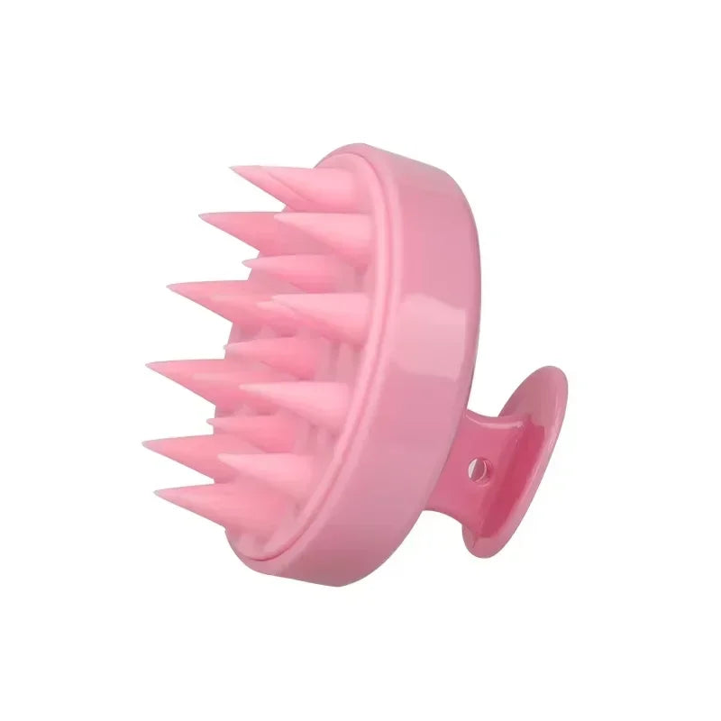 "Silicone Scalp Massage Shampoo Brush – Deep Clean & Relaxing Hair Care Tool" 💆‍♀️✨