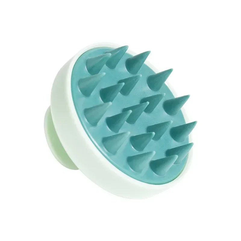 "Silicone Scalp Massage Shampoo Brush – Deep Clean & Relaxing Hair Care Tool" 💆‍♀️✨