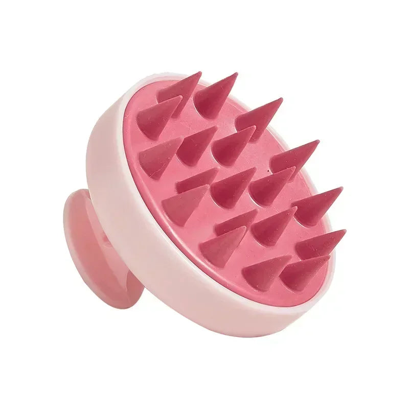 "Silicone Scalp Massage Shampoo Brush – Deep Clean & Relaxing Hair Care Tool" 💆‍♀️✨