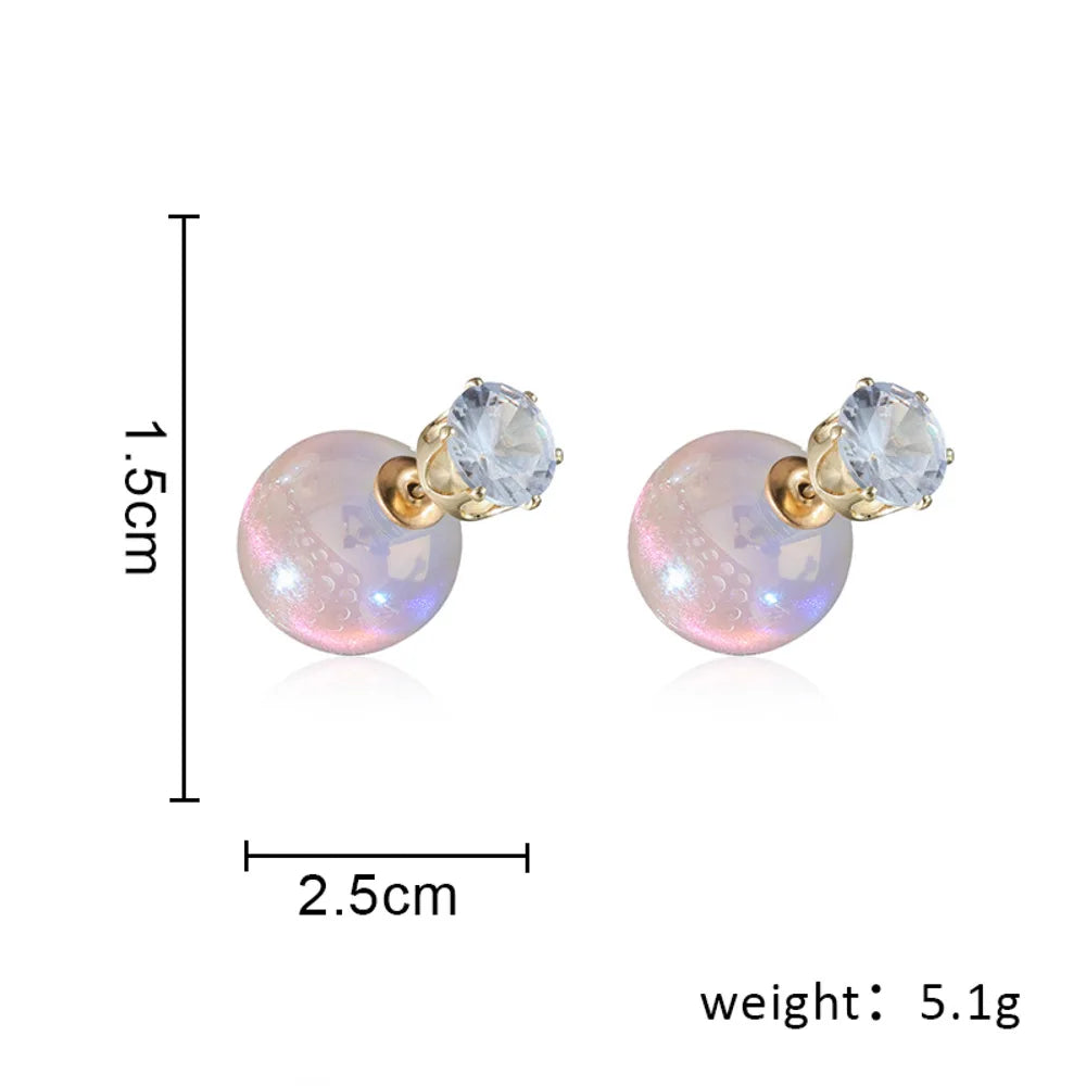 2024 Trendy Long Pearl Earrings – Elegant Floral Rhinestone Wedding Jewelry ✨